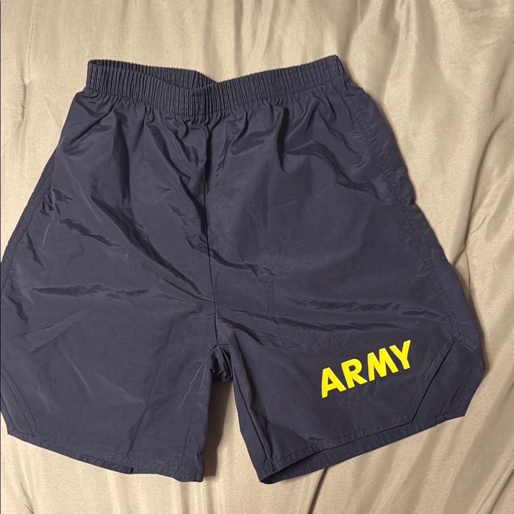 Army Black Athletic Shorts